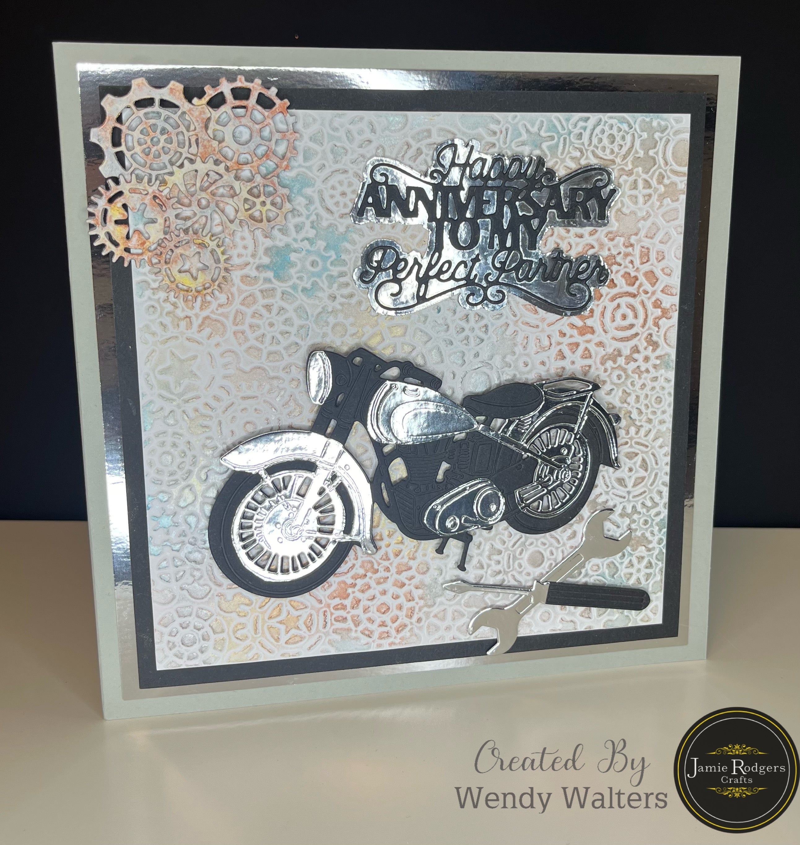 Jamie Rodgers Crafts Happy Anniversary To My Perfect Partner Die Set
