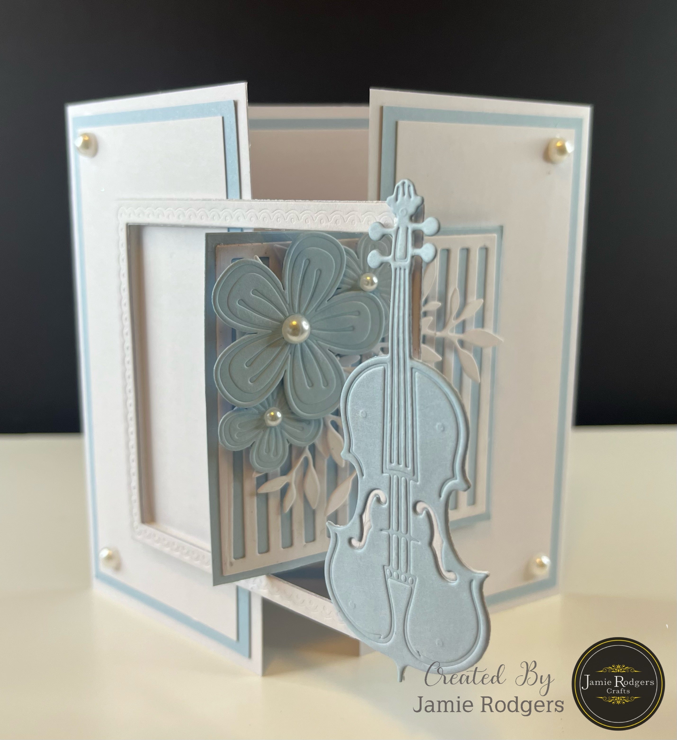 Jamie Rodgers Crafts Striped Square Tile Die Set