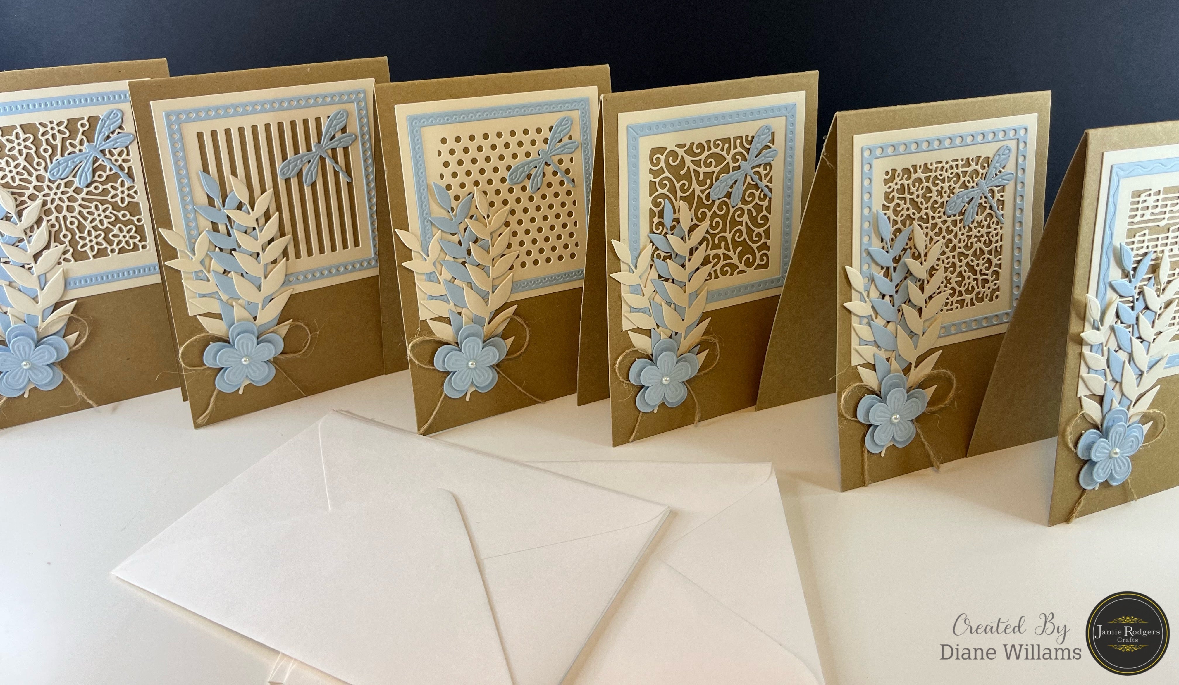 Jamie Rodgers Crafts Striped Square Tile Die Set