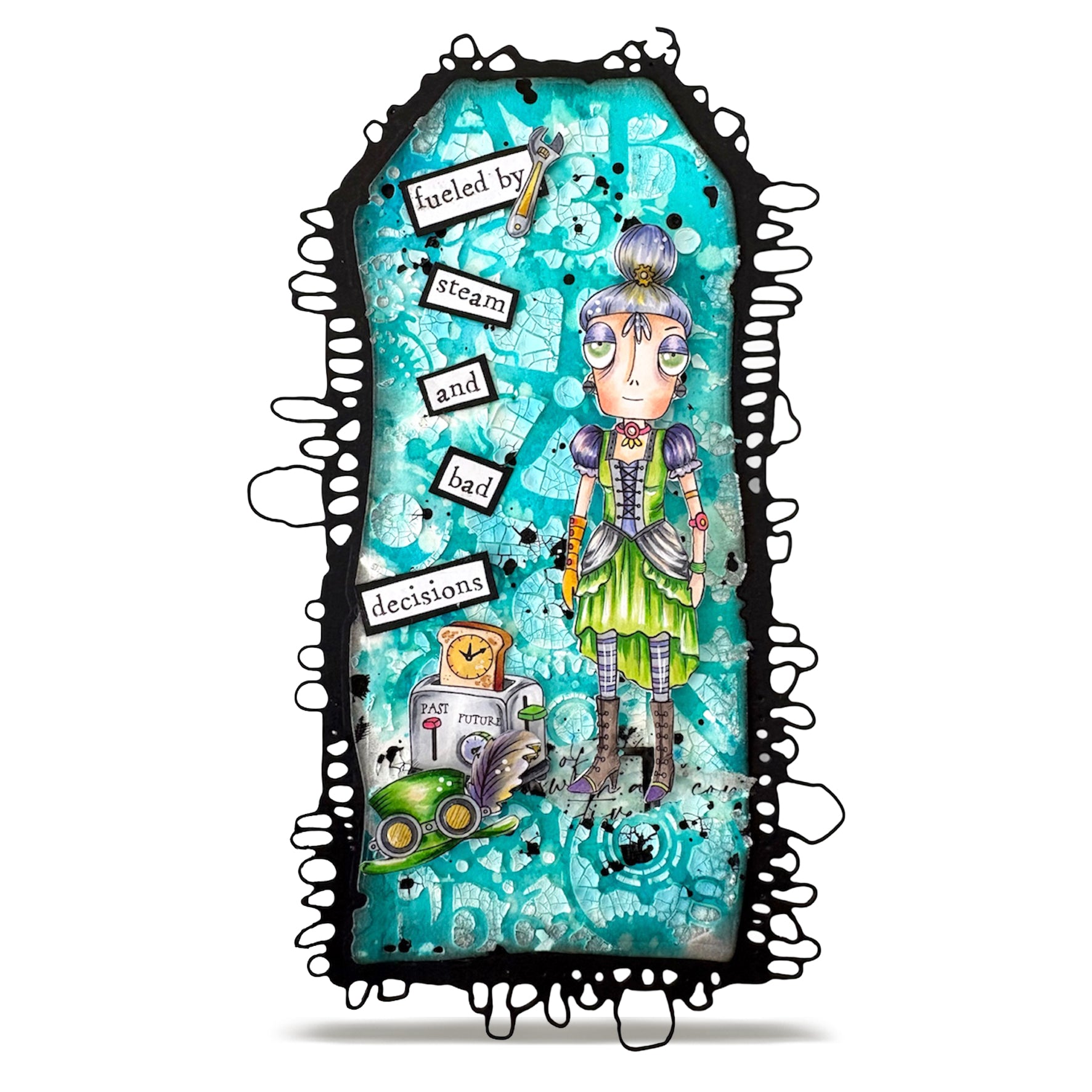 AALL and Create - 6"x6" Stencil - Steamheart