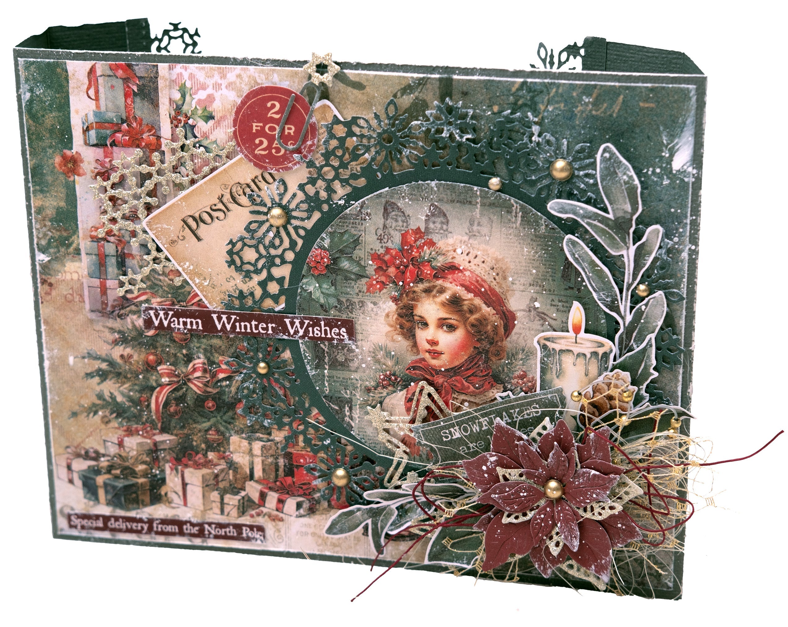 JMA Cutting Die Borders & Stars Festive Nostalgia 6 PC