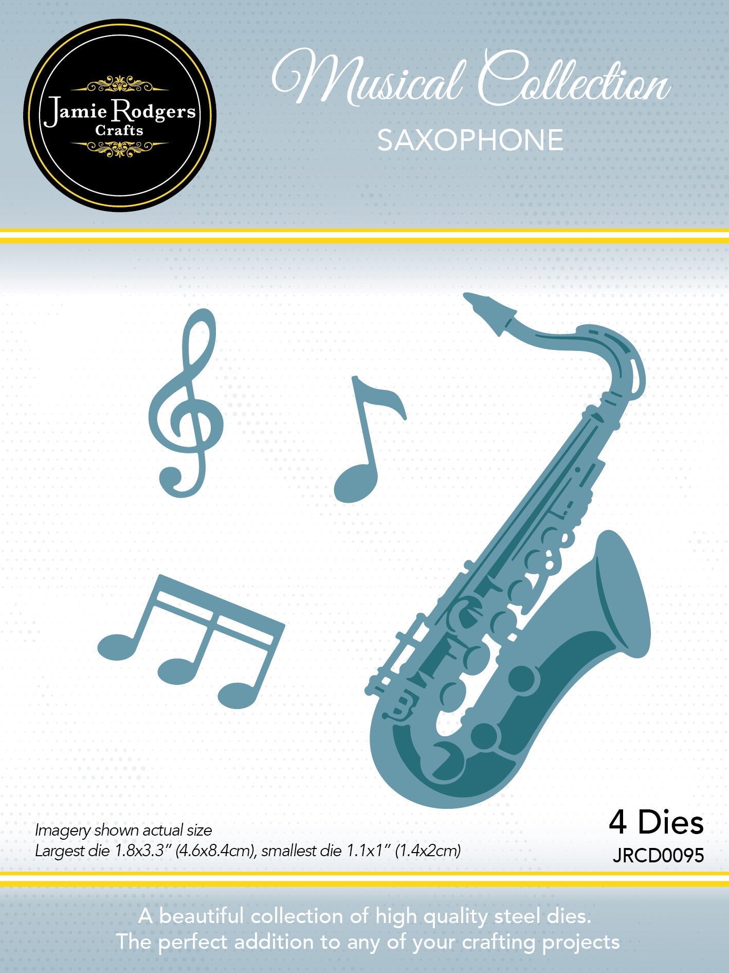 Jamie Rodgers Crafts Saxophone Die Set
