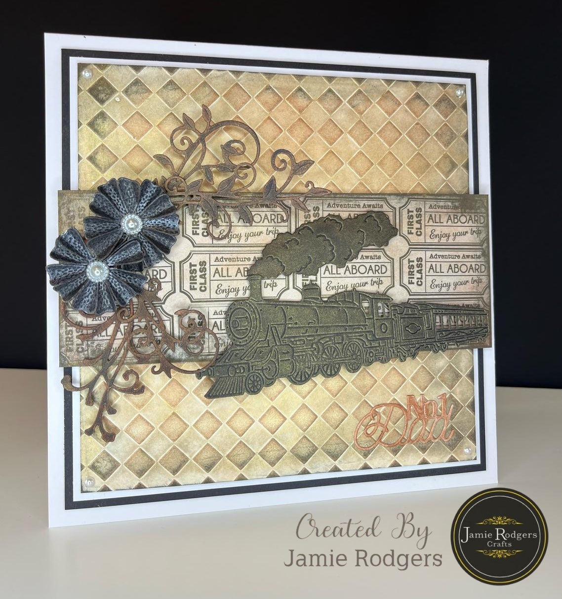 Jamie Rodgers Crafts No.1 Dad Die Set