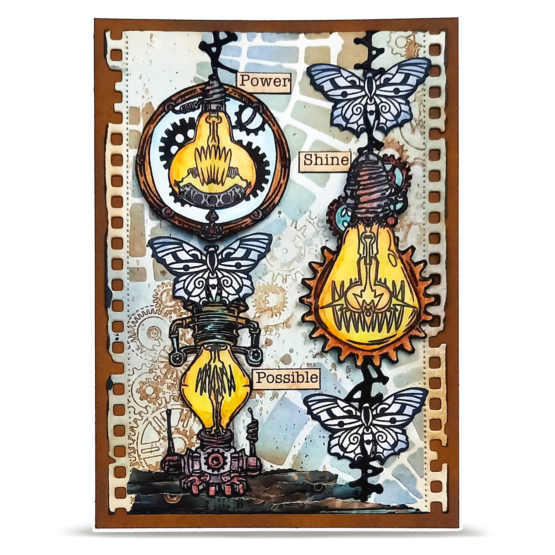 AALL and Create - 6"x6" Stencil - Bubble Field