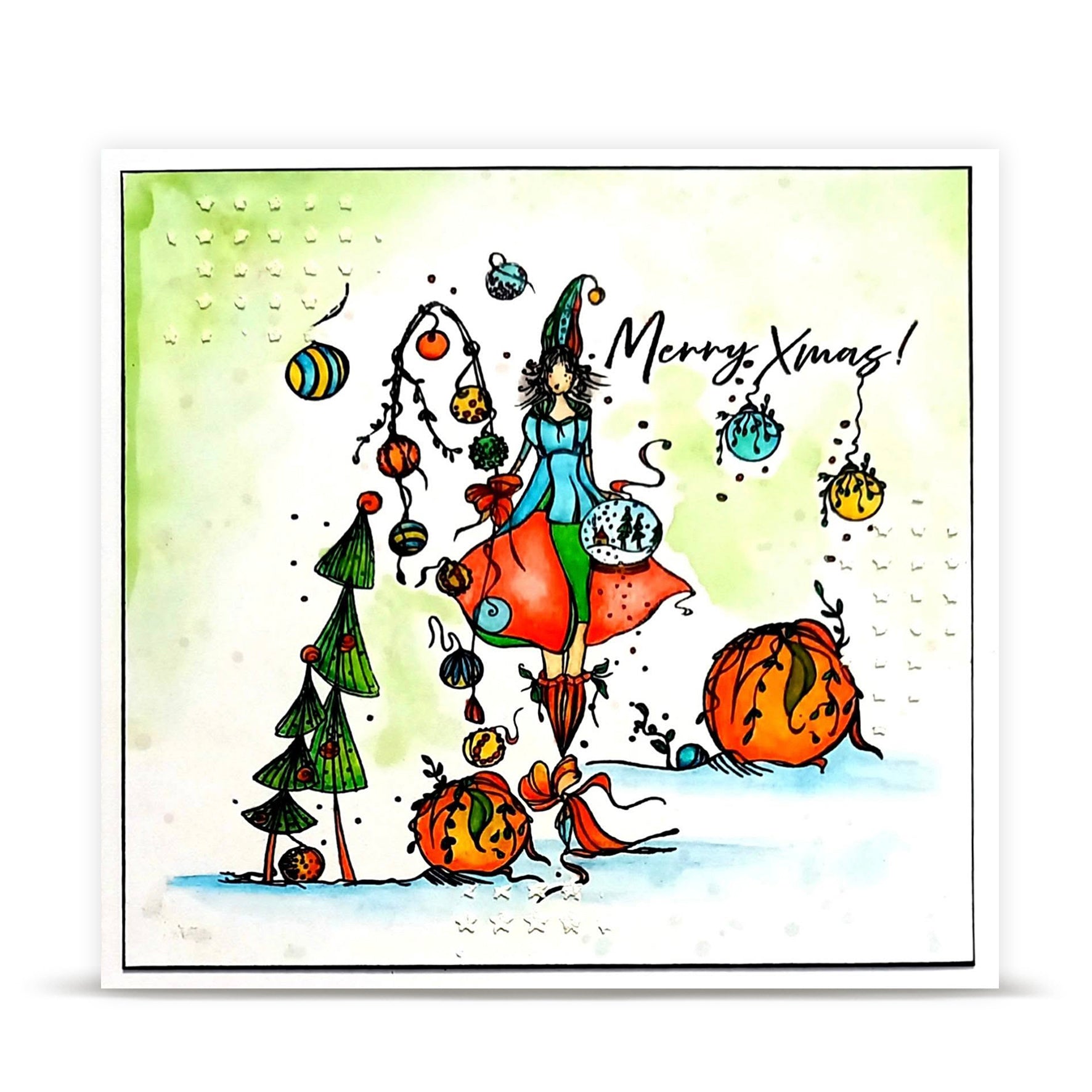 AALL and Create - A6 Stamp Set - Baubles of Season