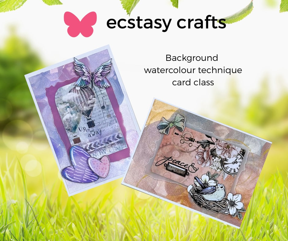 Background Watercolour Technique Card Class - In-Store
