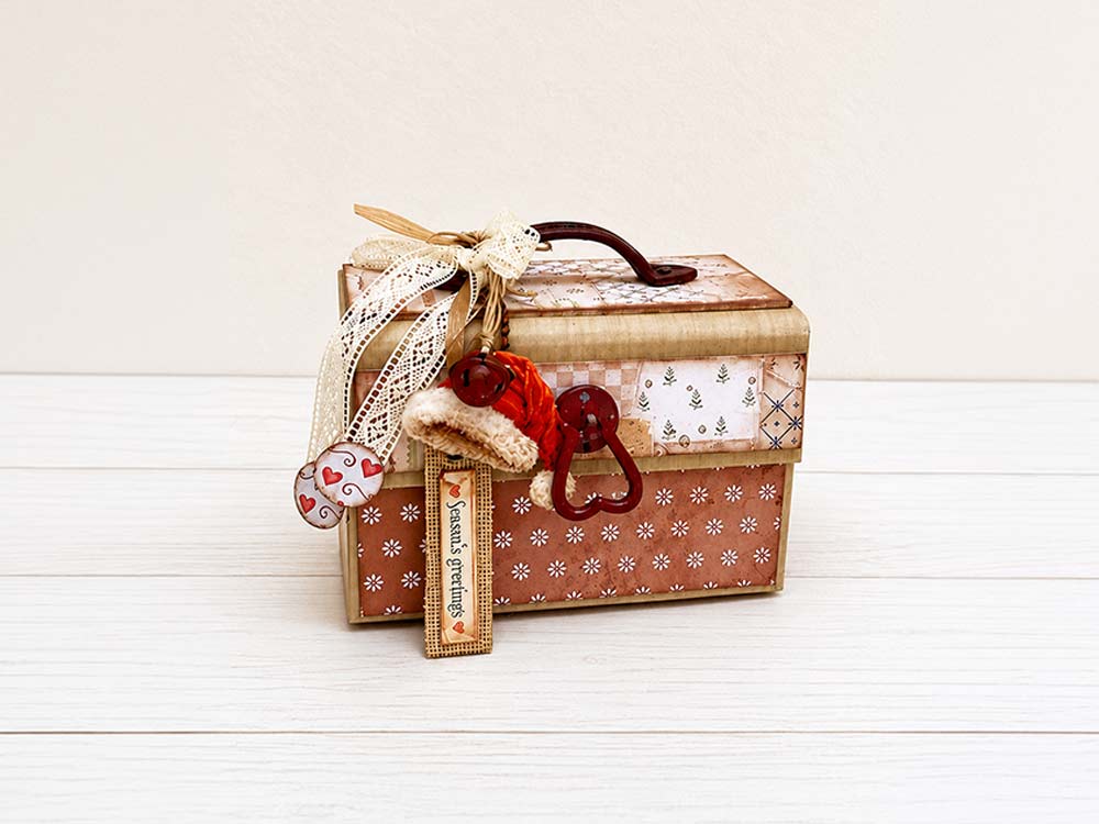 Scrapbooking Printed Pad For Art And Craft 10 Sheets cm 30.5x30.5 (12"x12") Backgrounds - Silent Night