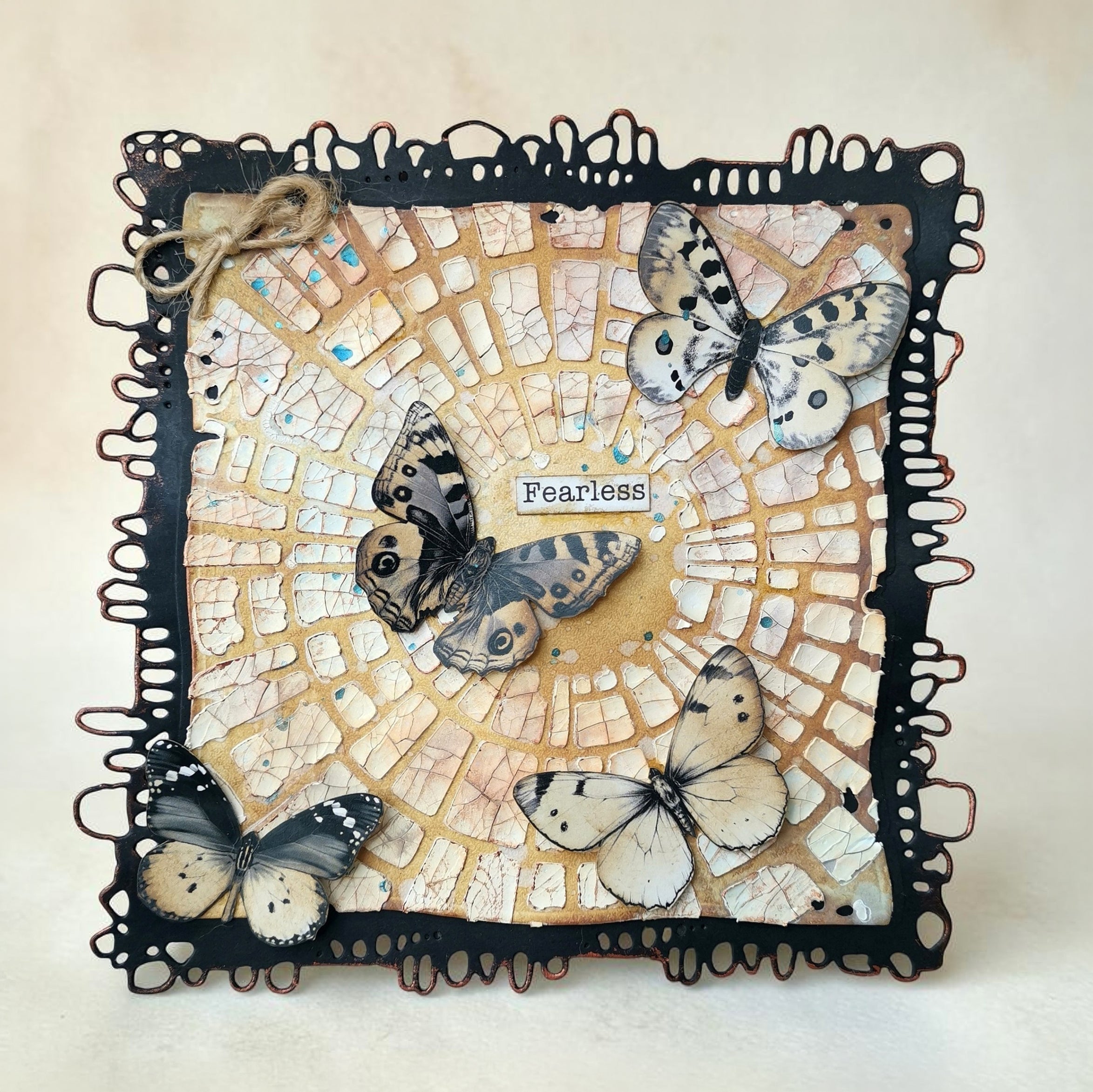 AALL and Create - 6"x6" Stencil - Bubble Field