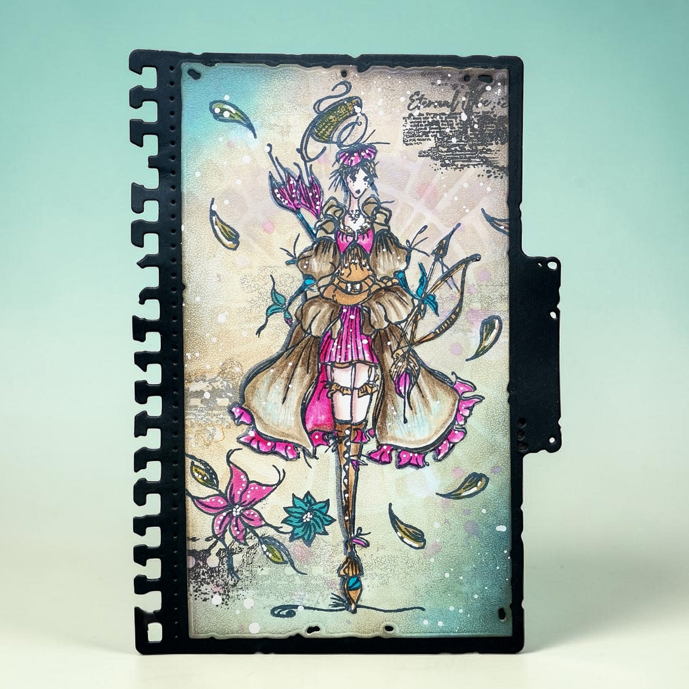AALL and Create - 6"x6" Stencil - Bubble Field