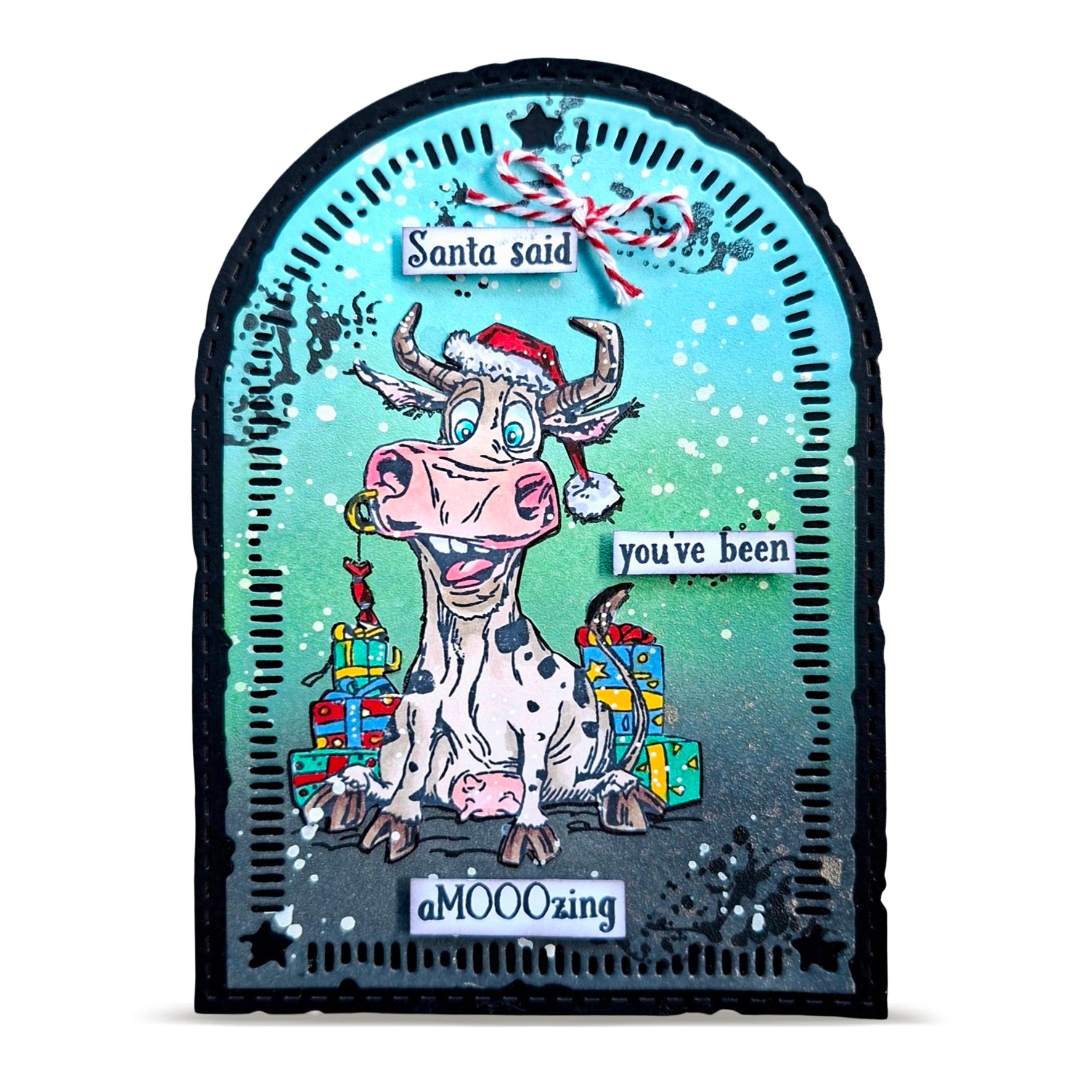 AALL and Create - A6 Stamp Set - Moo-ry Christmas!