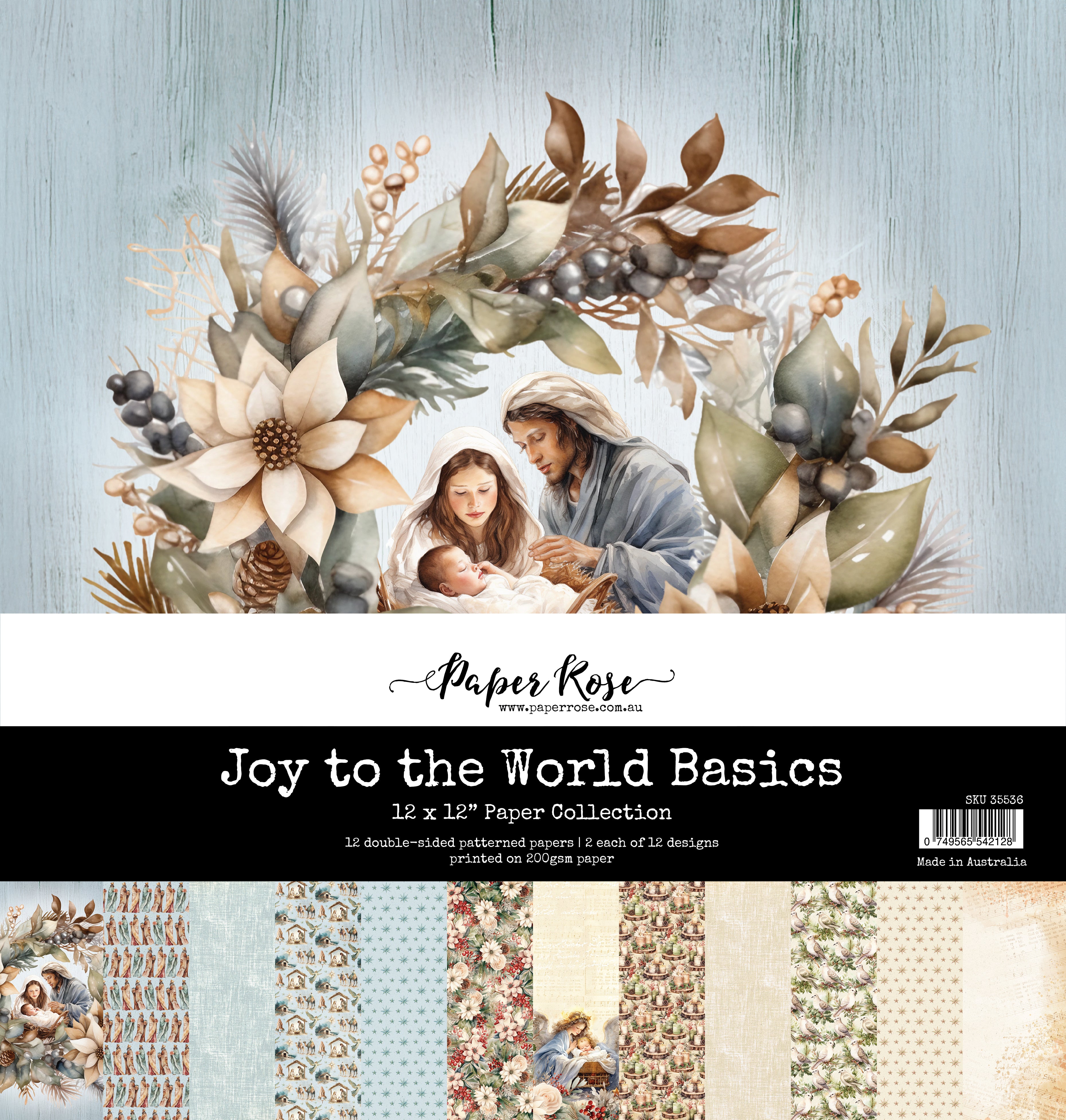 Joy to the World Basics 12x12 Paper Collection 35536