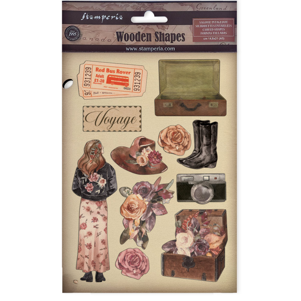 Printed Decorative Wooden Shape For Art And Craft A5 - Our Way