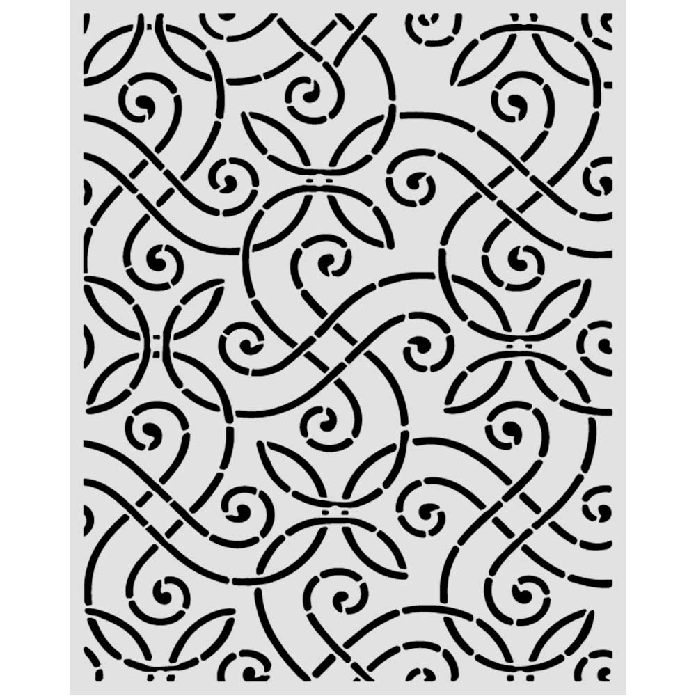 Cut Laser Stencil For Art And Craft 20x25cm - Our Way Artistic Pattern