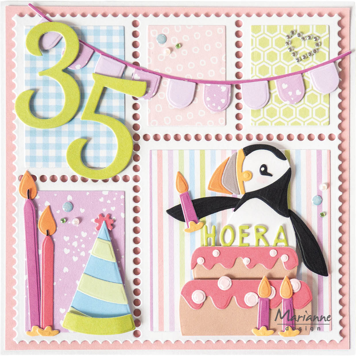 Marianne Design Collectables Die - Eline's Party Puffin