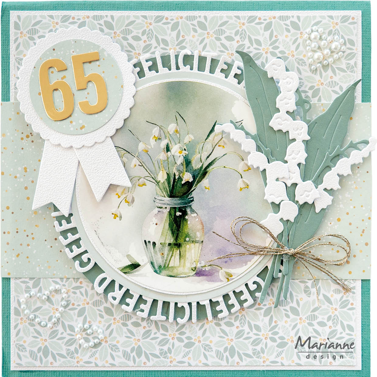 Marianne Design A4 Cutting Sheet - Birthday Bouquets