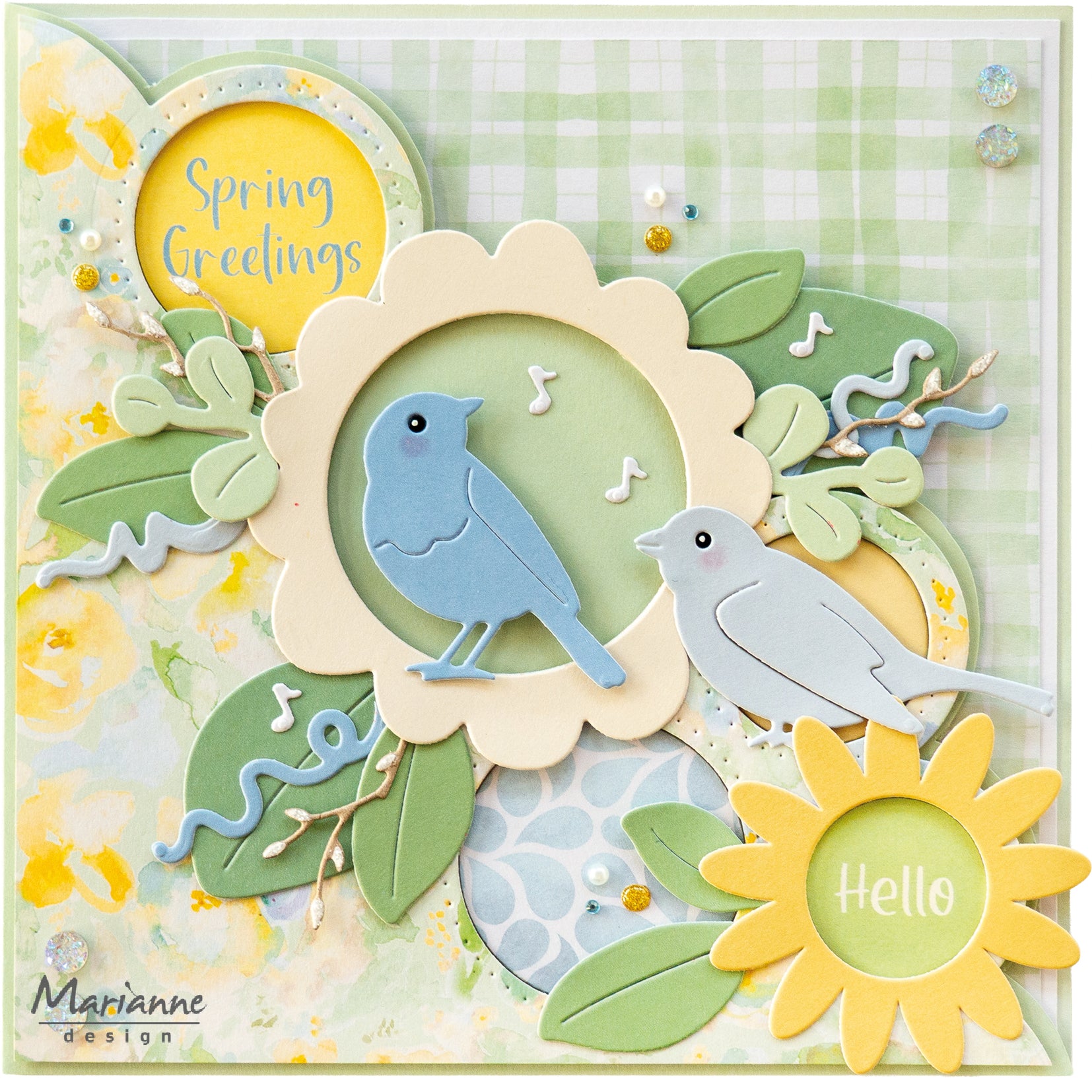 Marianne Design Collectables Die - Birds by Marleen