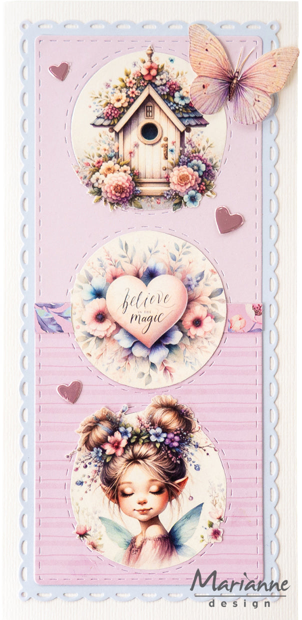 Marianne Design A4 Cutting Sheet - Magical Mini's by Fairybells