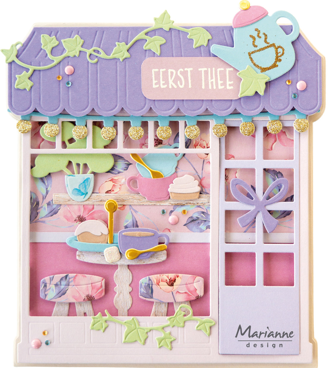 Marianne Design Collectables Die - Tea Set By Marleen