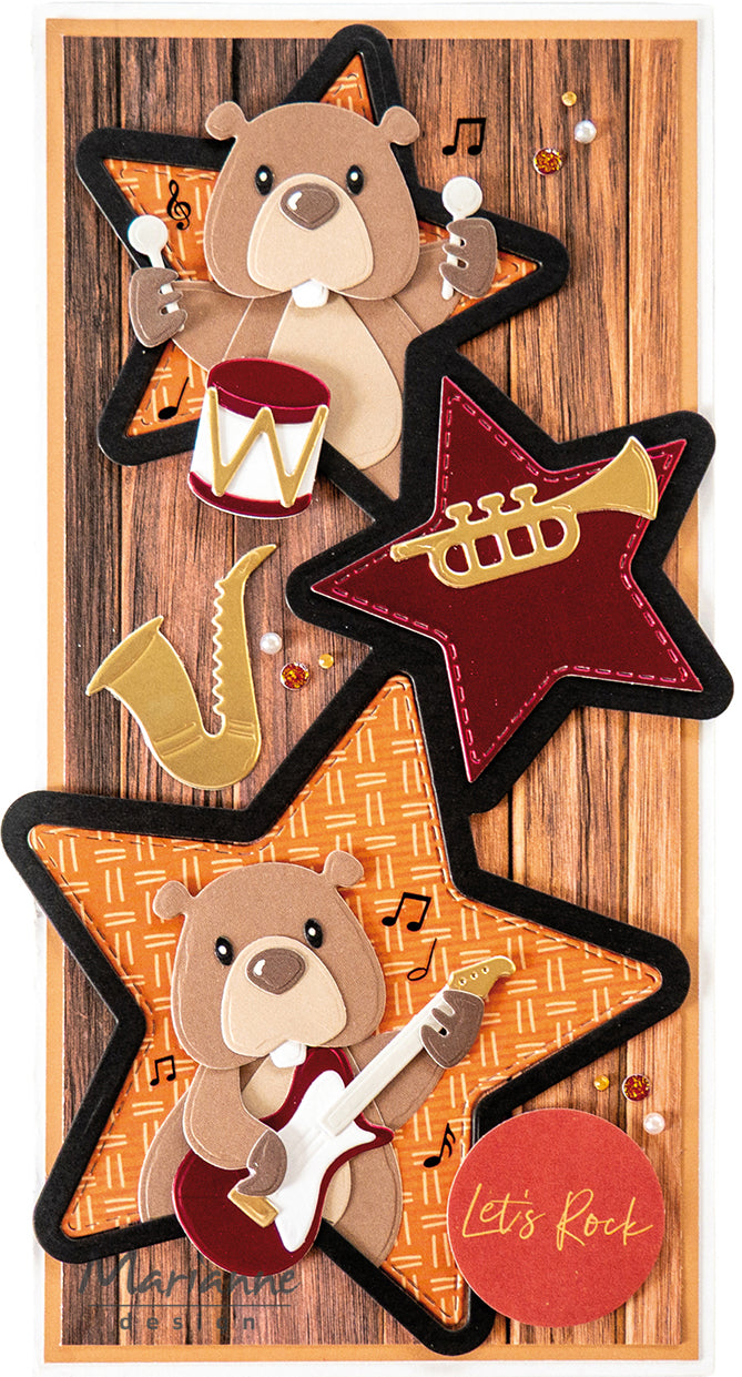 Marianne Design Stickers - Music Notes