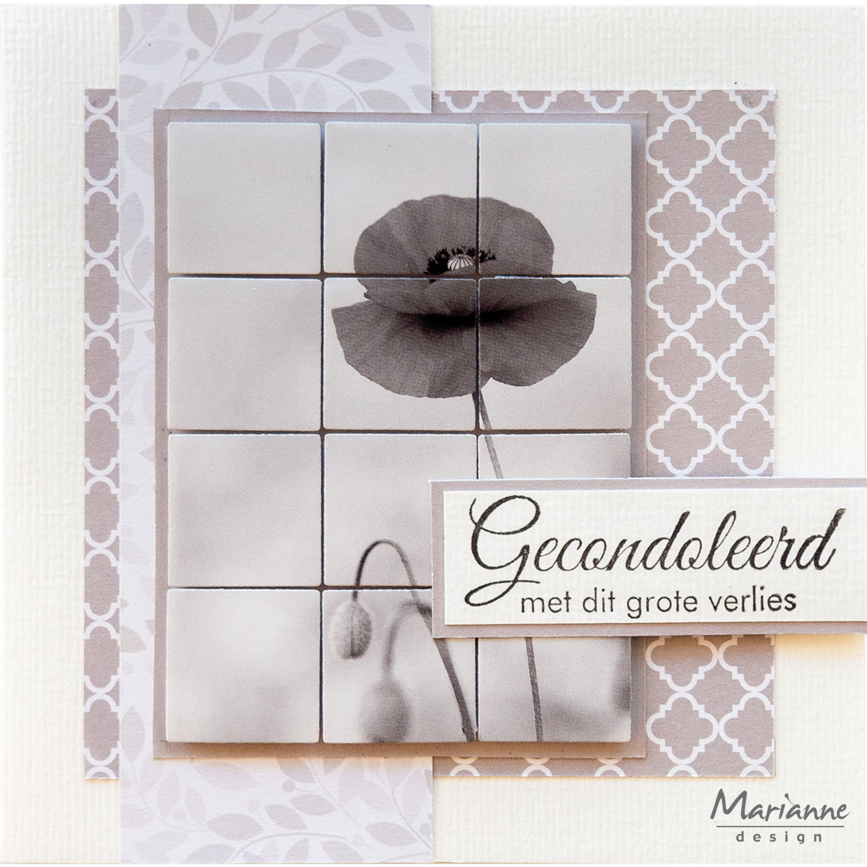 Marianne Design A4 Cutting Sheet - Serenity Flowers