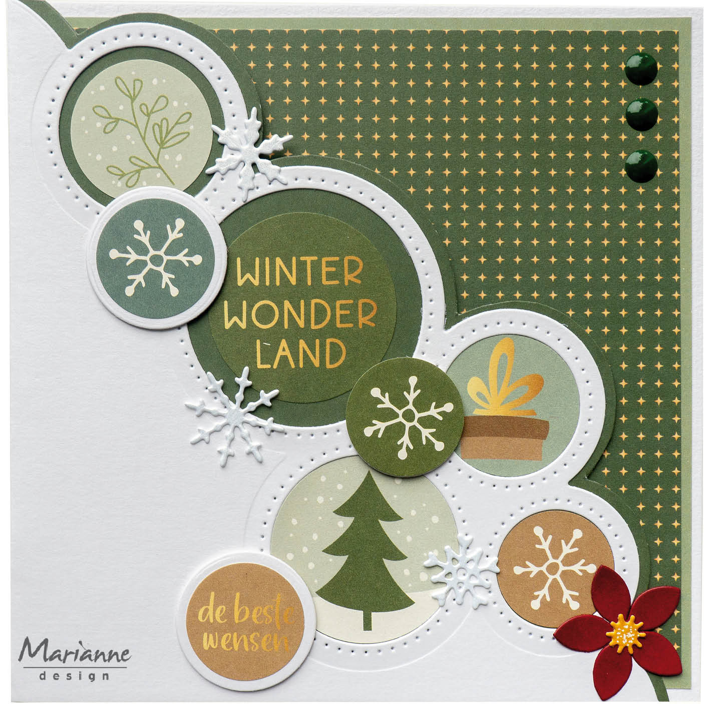 Marianne Design 6x12 Cardstock - Christmas At Home