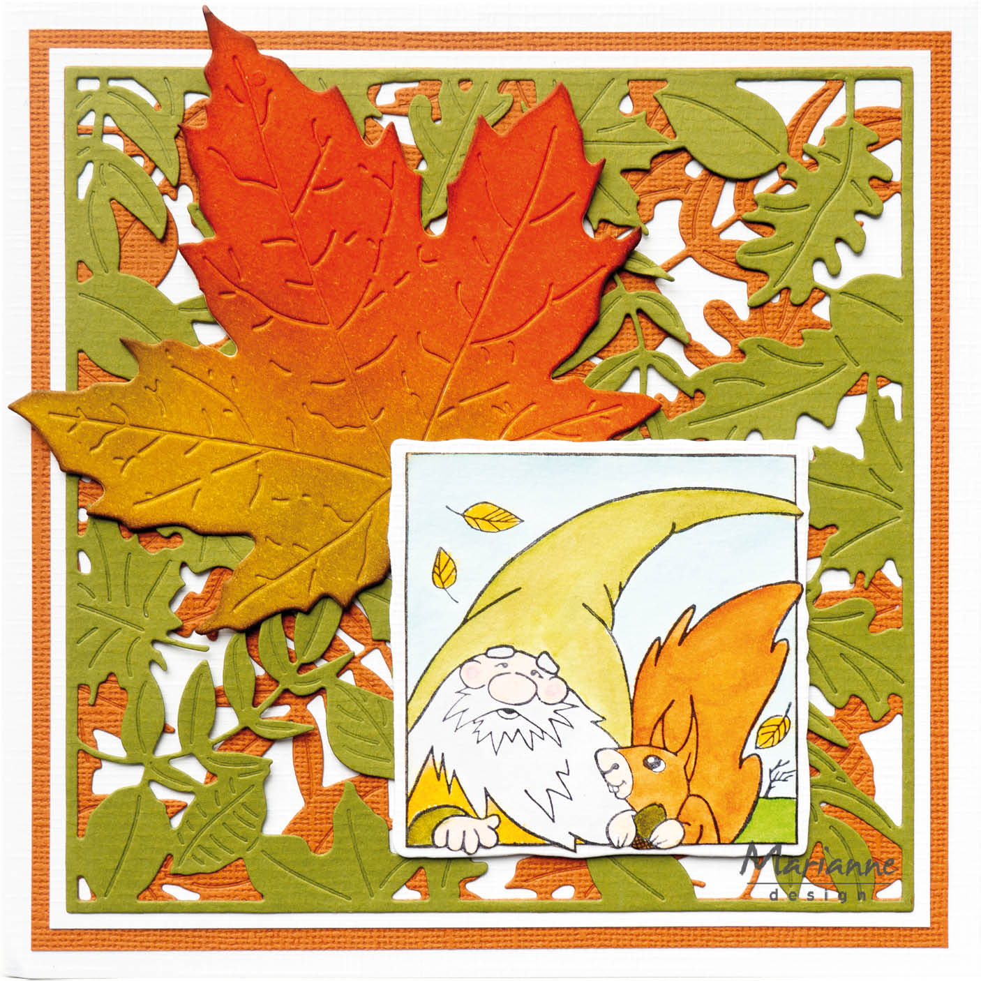 Marianne Design Craftables Die - Background Fall Leaves