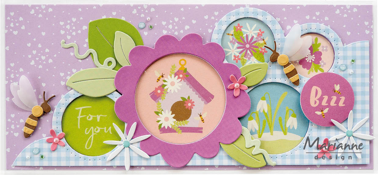 Marianne Design Stickers - Hello Spring by Marleen