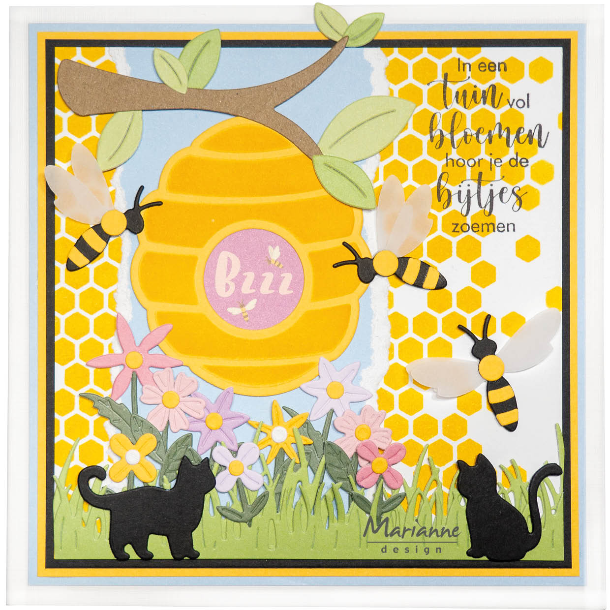 Marianne Design Craftables Die - Bees by Marleen