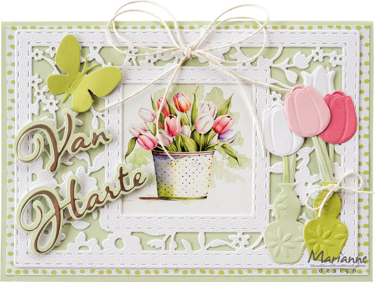 Marianne Design A4 Paper Pad - Hello Spring