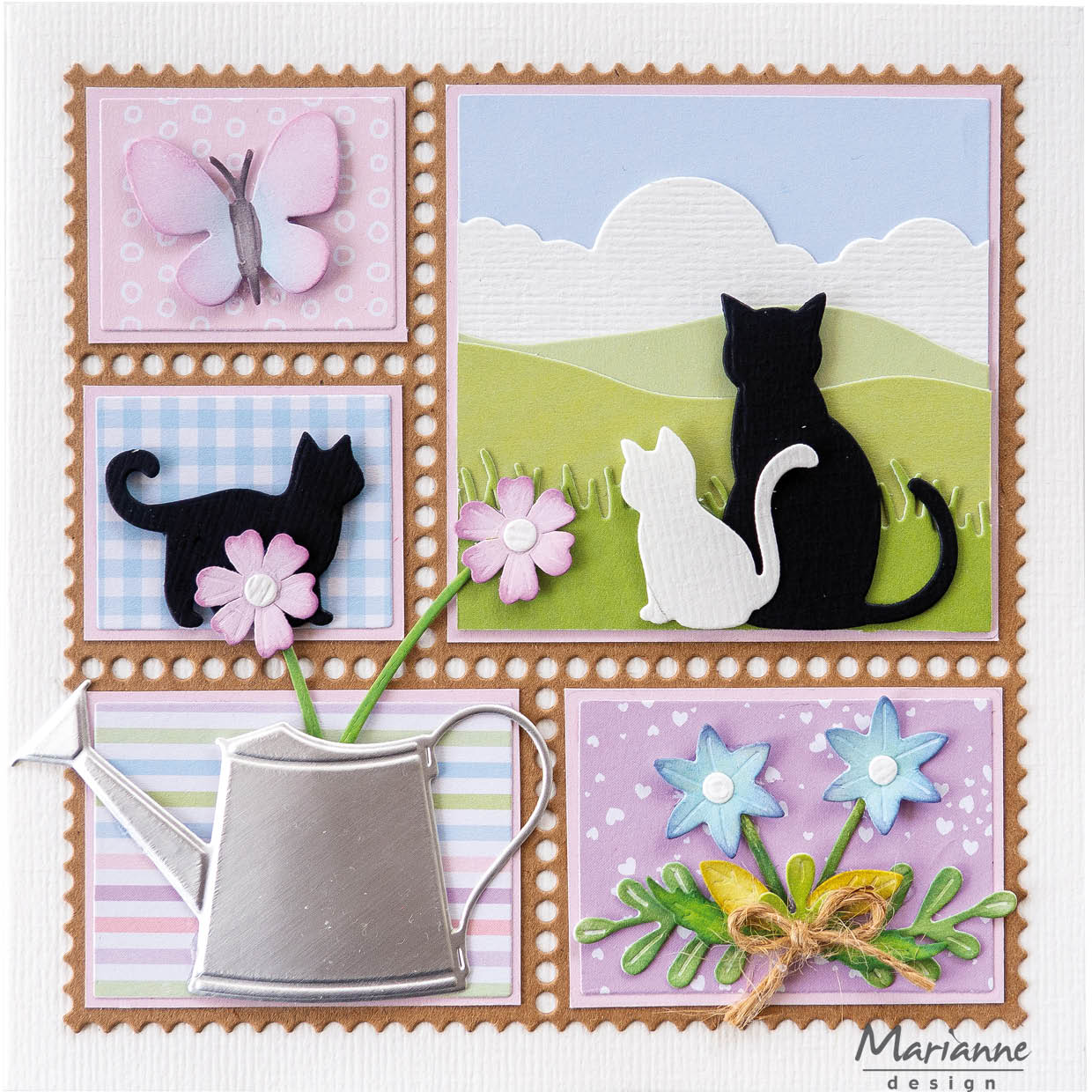 Marianne Design Craftables Die - Layout - Stamp Square