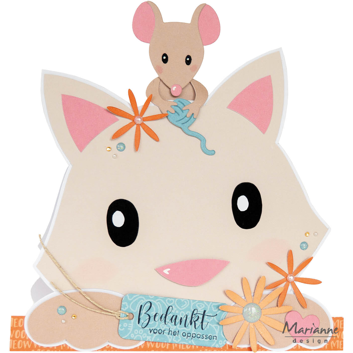 Marianne Design 6x12 Cardstock - Tails & Whiskers