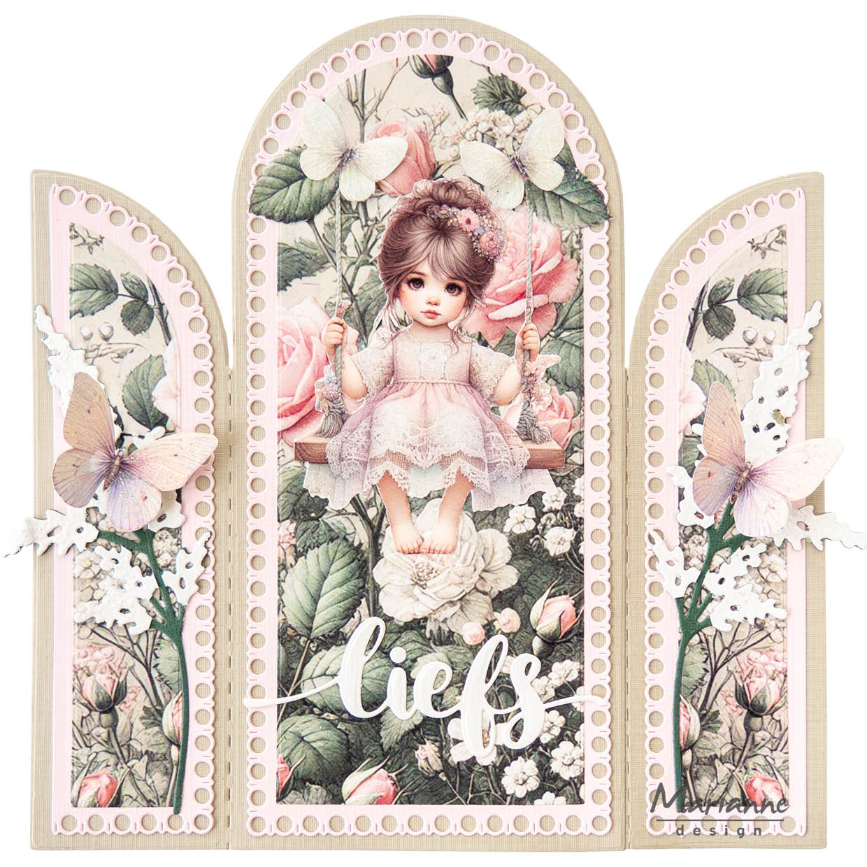 Marianne Design A4 Cutting Sheet - Sweet Fairies - by Fairybells