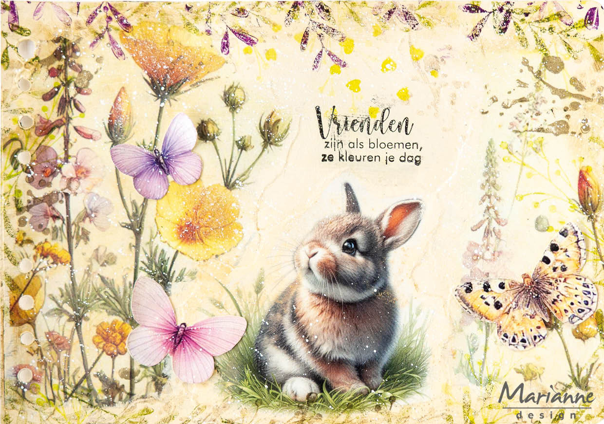 Marianne Design A4 Cutting Sheet - Cute Animals - by Fairybells