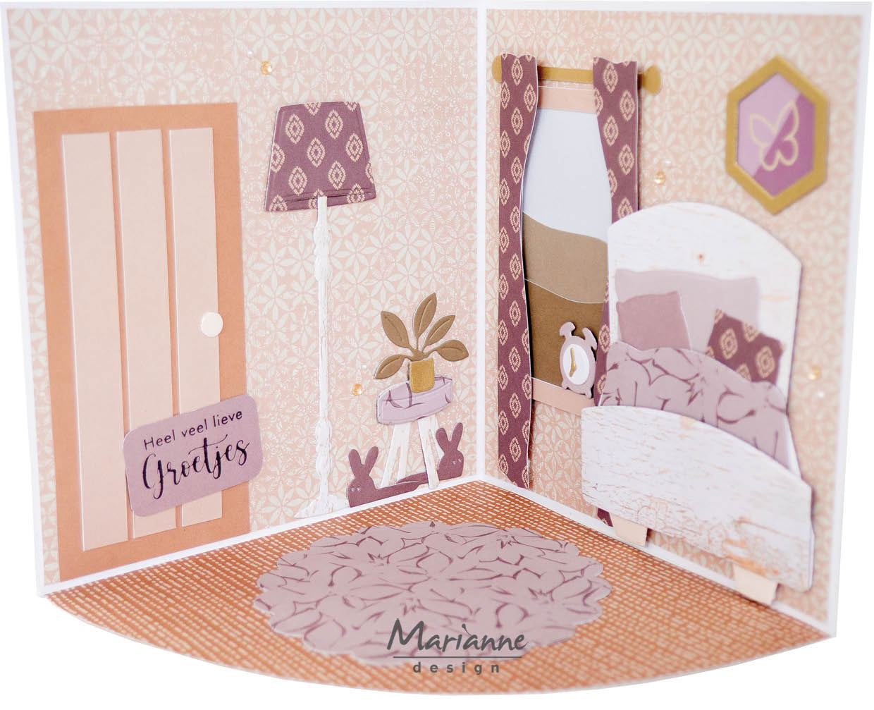 Marianne Design Craft Stencil - A4 - Create A Room by Marleen