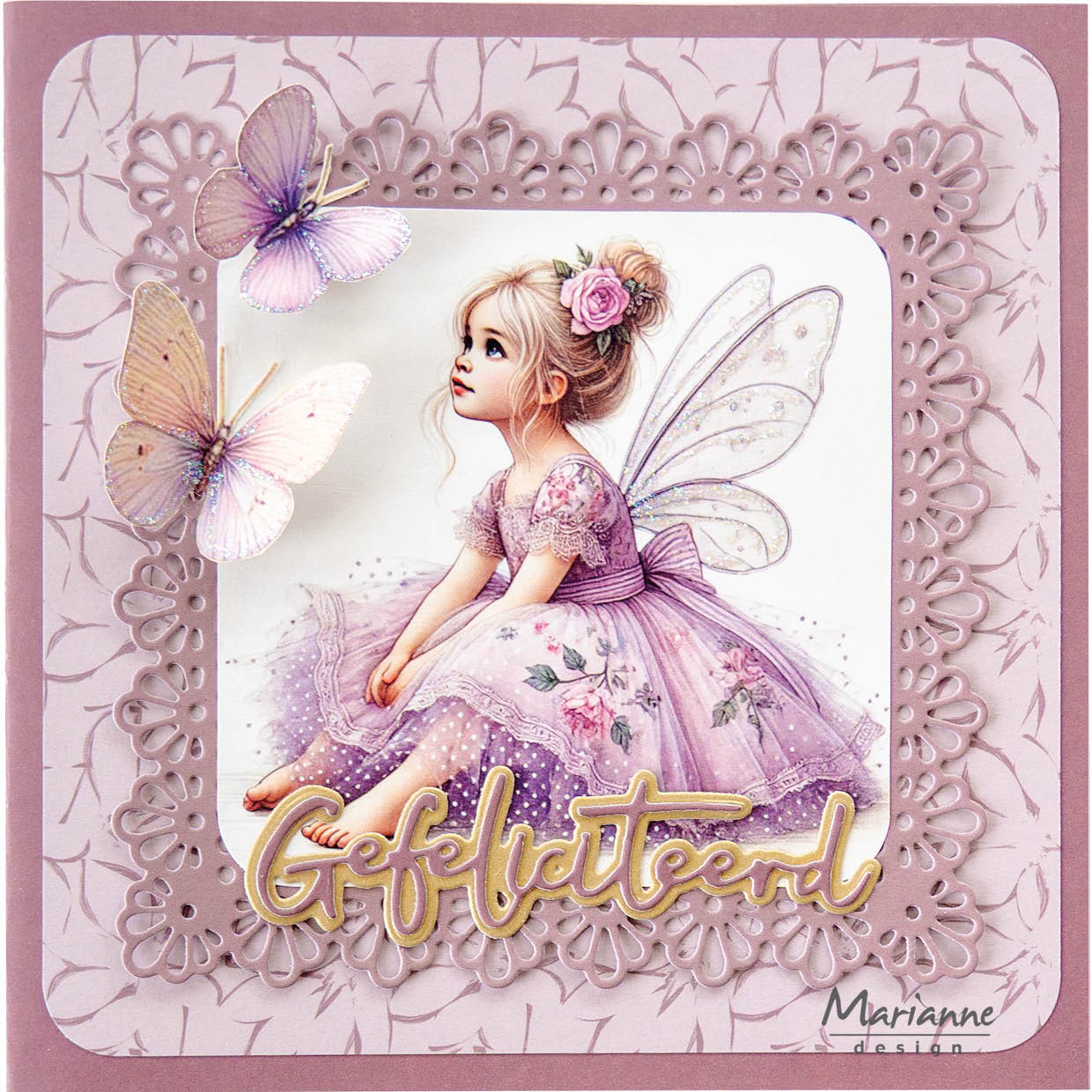 Marianne Design A4 Cutting Sheet - Sweet Fairies - by Fairybells
