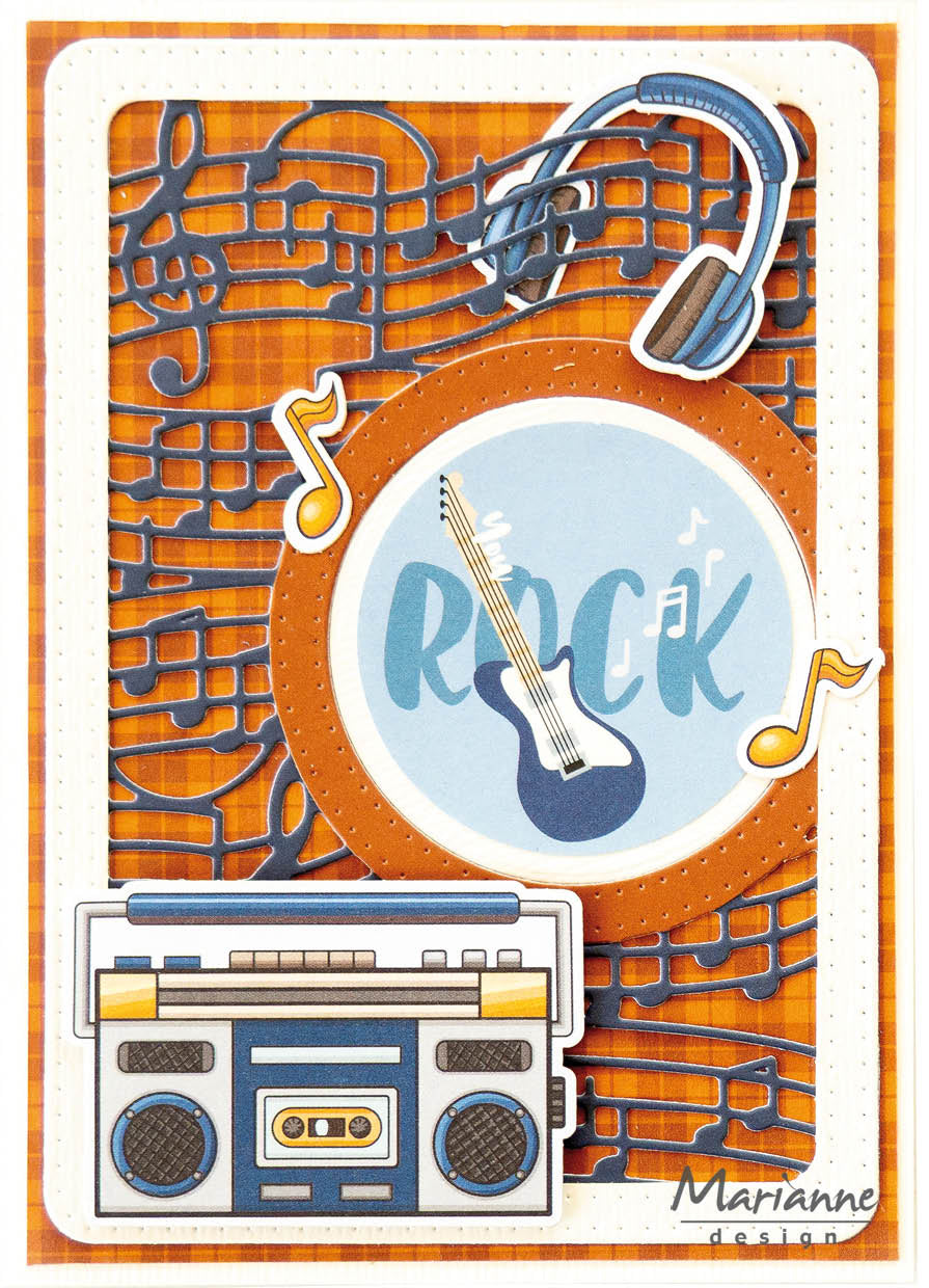 Marianne Design A6 Die Cuts - Making Music