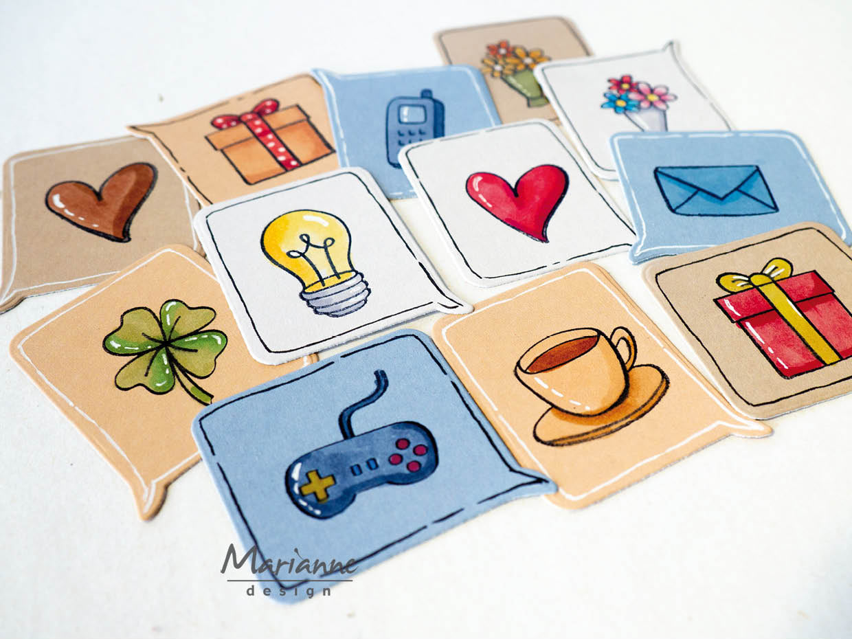 Marianne Design Clear Stamp - Chat Bubbles