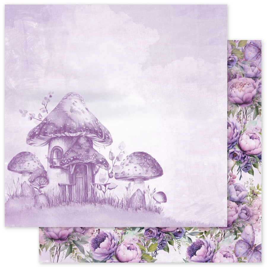 Lavender & Fairies Basics B 12x12 Paper (12pc Bulk Pack) 33507