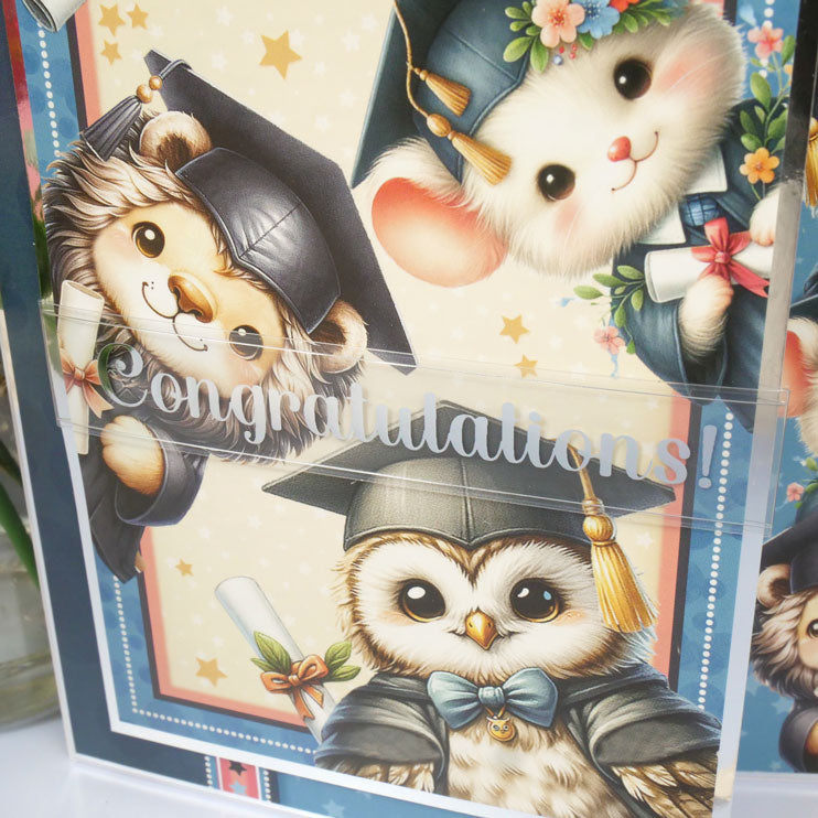 Luxury Foiled Acetate Card Wraps