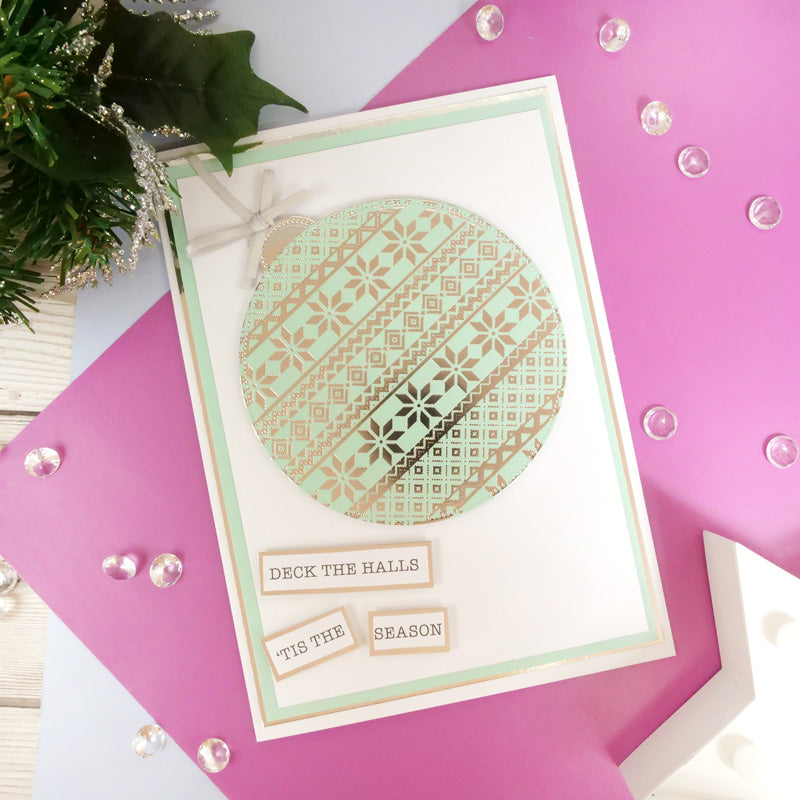 Festive Foiled Card Selection