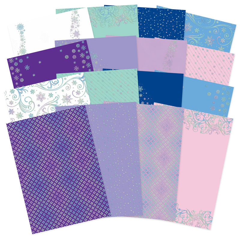 Enchanted Winter Adorable Scorable Foiled Cardstock