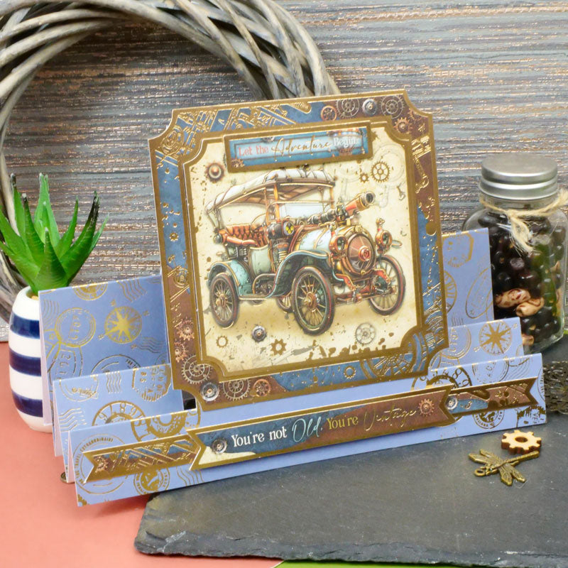 Clockwork Curiosities Luxury Foiled Cardstock