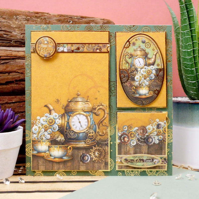Clockwork Curiosities Luxury Foiled Cardstock