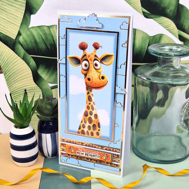 Quirky Animals Foiled Edge-to-Edge Cardstock
