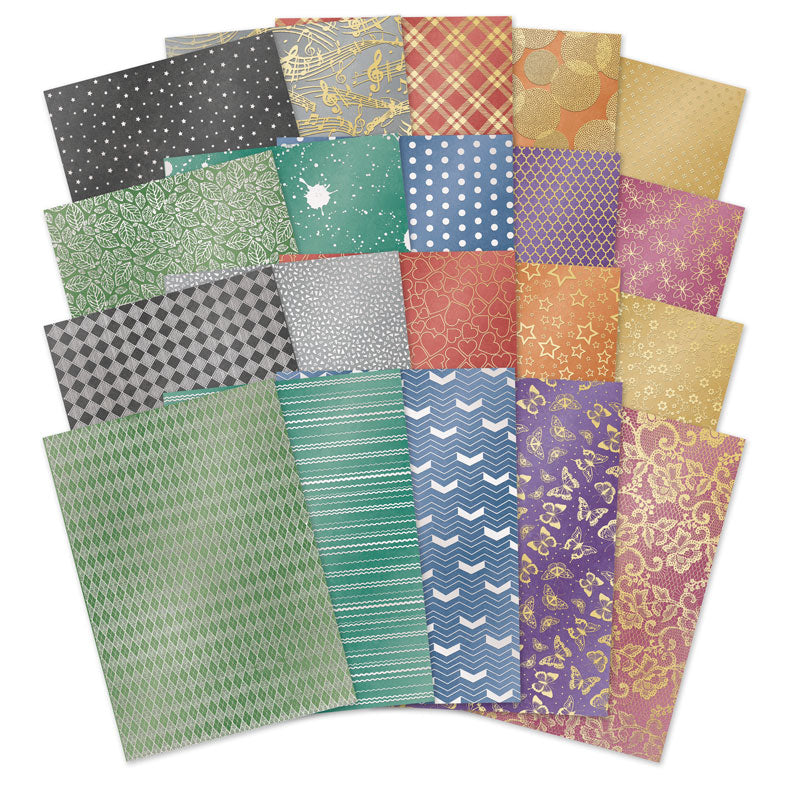 Adorable Scorable Metallics Luxury Foiled Edge-to-Edge Cardstock