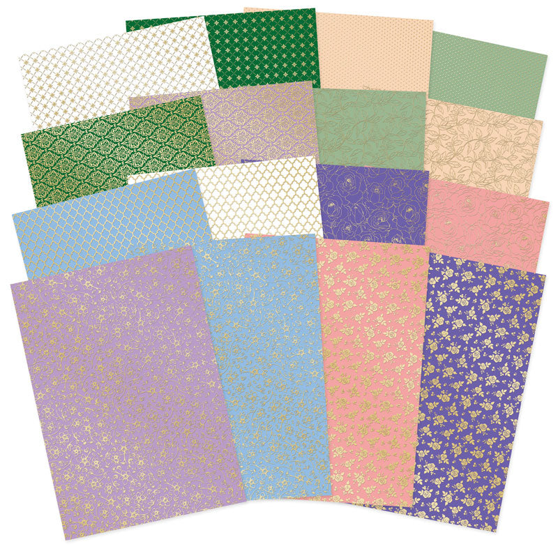 Sent with Love Foiled Edge-to-Edge Cardstock