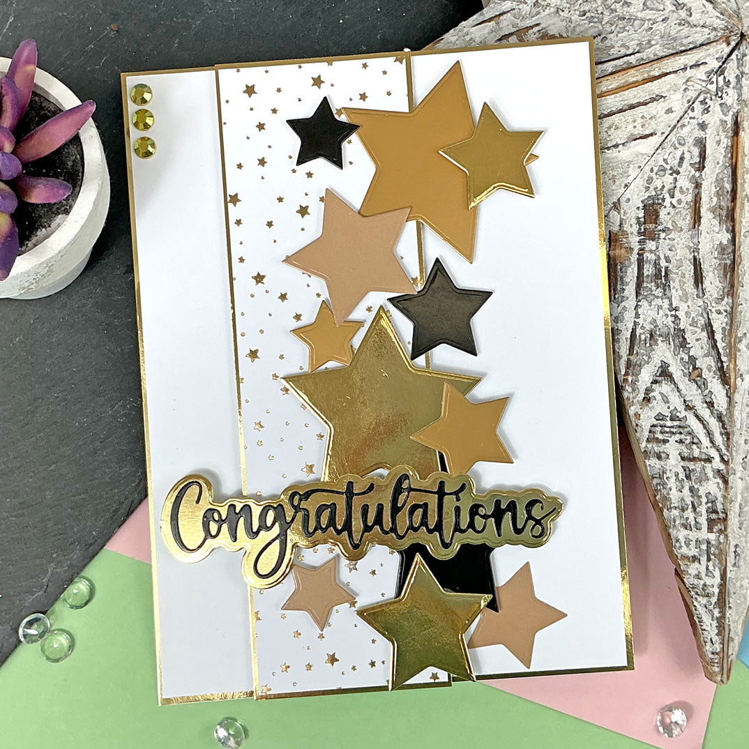 Luxury Foiled Edge-to-Edge Ink Me! Cardstock