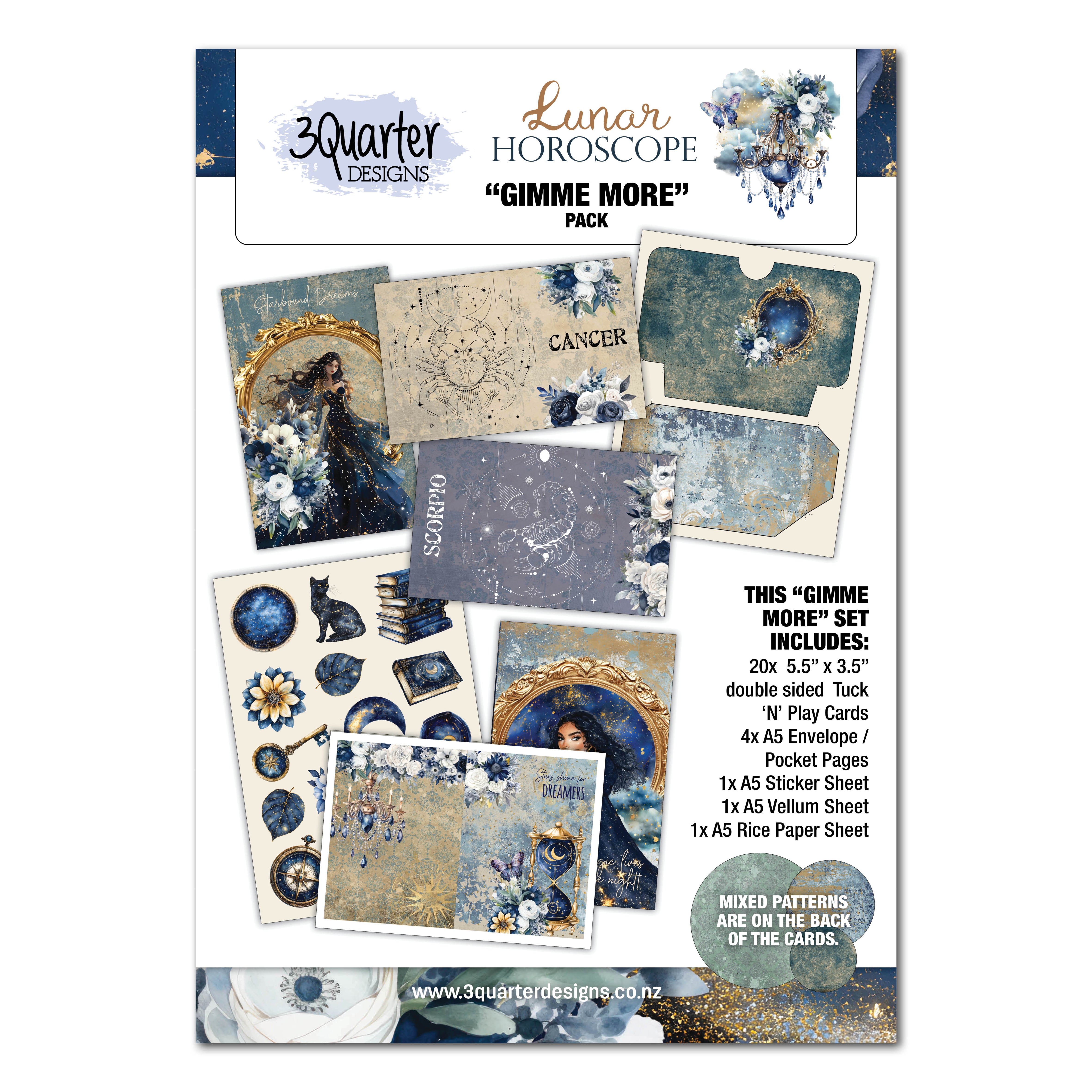 3Quarter Designs Lunar Horoscopes - Gimme More Pack