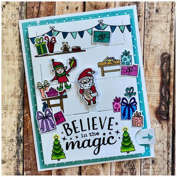 Made To Surprise A5 Clear Stamp Set Moving Scenes Christmas Sentiments | Set of 14