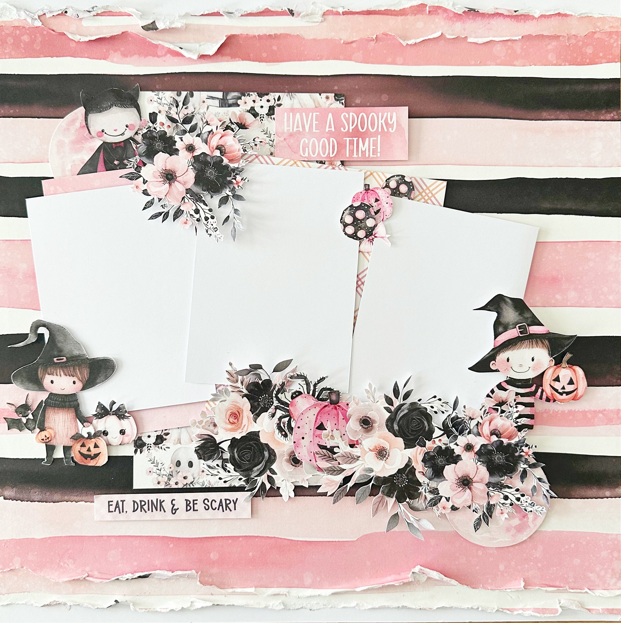 Pink Halloween Cut Aparts Paper Pack 32793